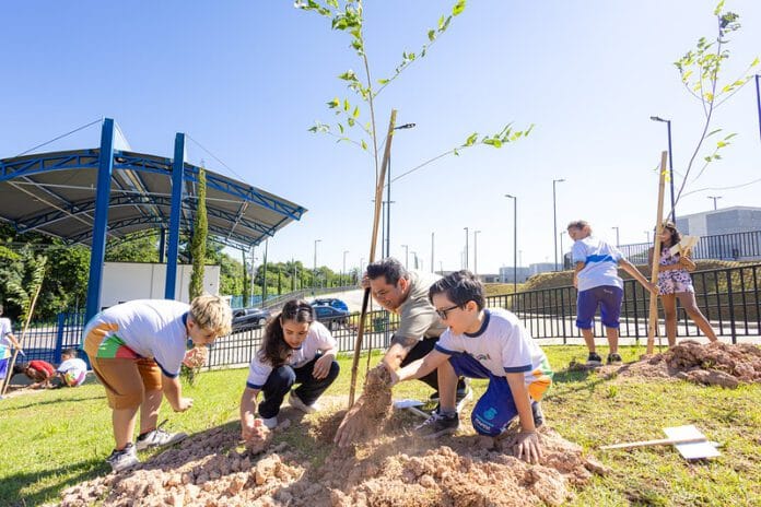 Prefeitura de Itapevi planta cerejeiras no Memorial Parque e palmeiras no Corredor Oeste