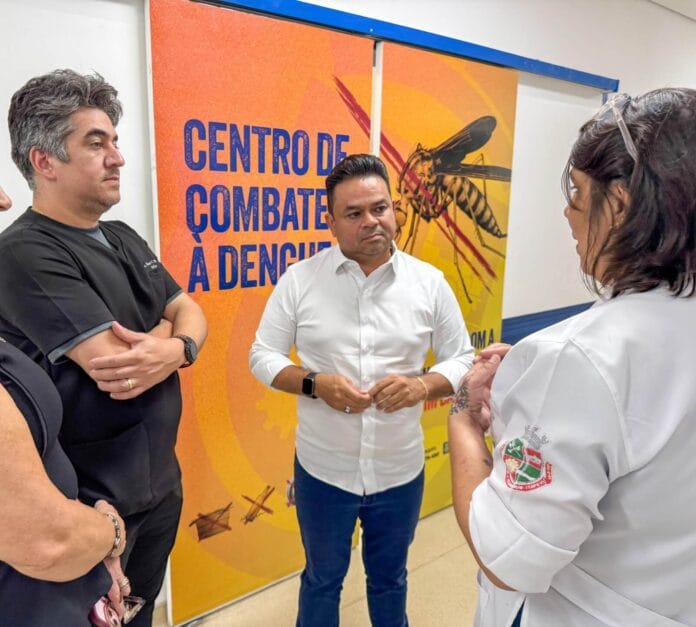 Prefeito Teco inaugura Centro de Combate à Dengue no PS Central.
